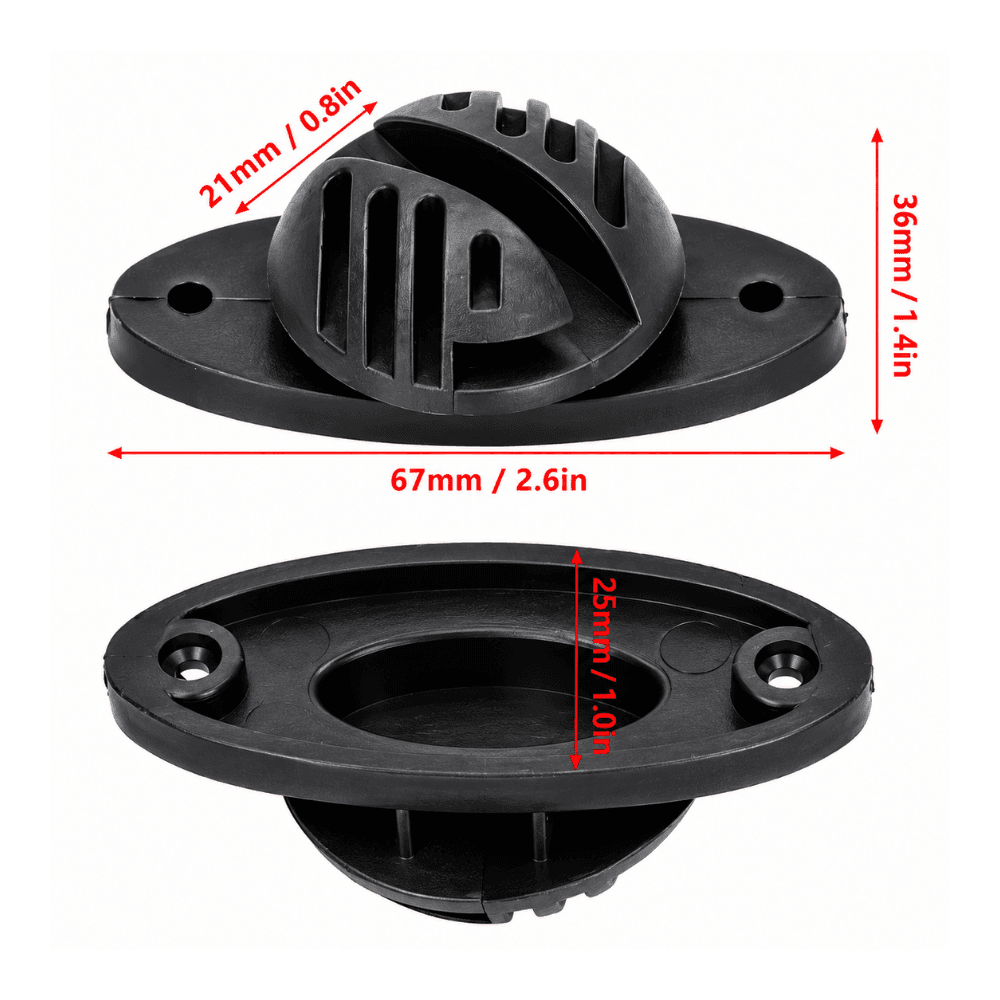 Middle Insulator Jalur Kawat Pagar Listrik Untuk Tembok dan Besi Isi 10 PCS - Gambar 3