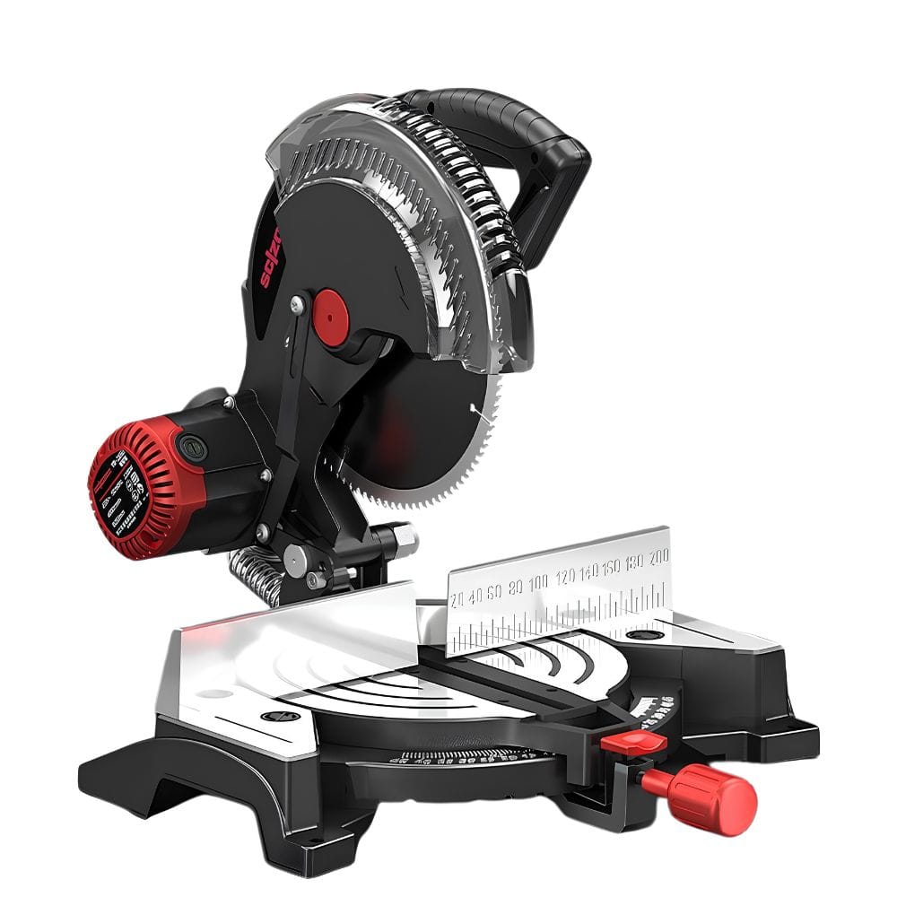 Miter Saw 10 Inch YB-255D Mesin Potong Aluminium Besi Kayu 2200W - Gambar 4