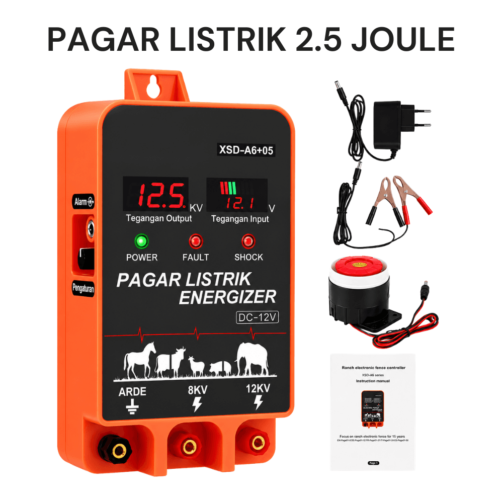 Pagar Listrik 2.5 Joule