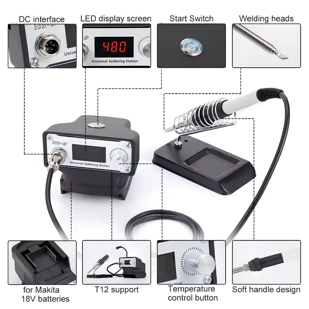 Mesin Solder Besi T12 - Gambar 2