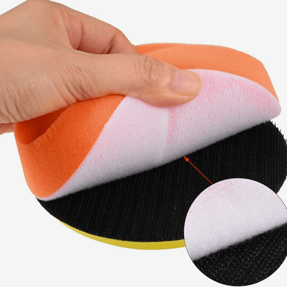 Busa Poles Mobil 7 Inch Gelombang Sponge Wave Pad Compounding 180mm - Gambar 4
