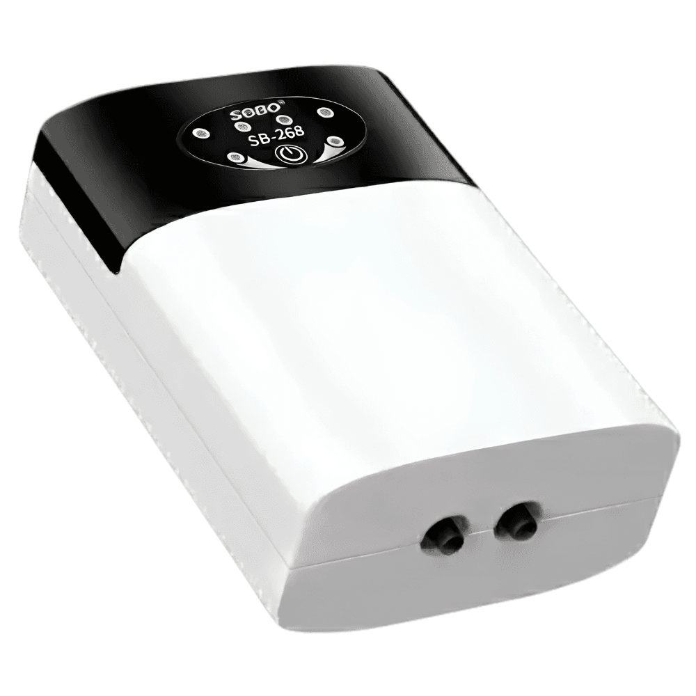 Aerator Baterai Portable Pompa Aerator Hybrid AC DC Suplai Oksigen Akuarium - Gambar 2