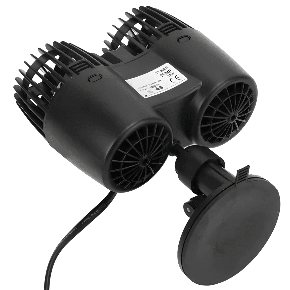 Wave Maker Arus Akuarium Quanlong Double Fan 25W Wavemaker Kolam Ikan - Gambar 4