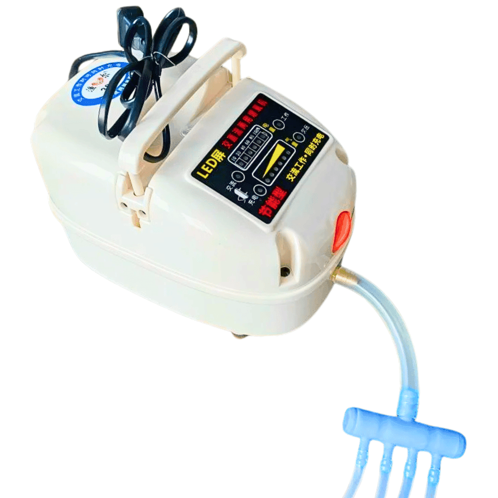 Aerator Kolam Baterai Pompa Aerator AC DC Hybrid Aerasi Oksigen Akuarium Ikan - Gambar 5