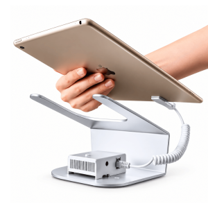 Stand Holder Tablet Anti Maling dengan Alarm dan Remote Kontrol