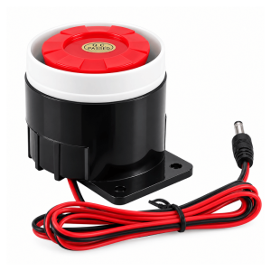 Sirine Alarm 12V DC 120 dB, Buzzer Suara Keras dengan Jack Audio 3.5mm
