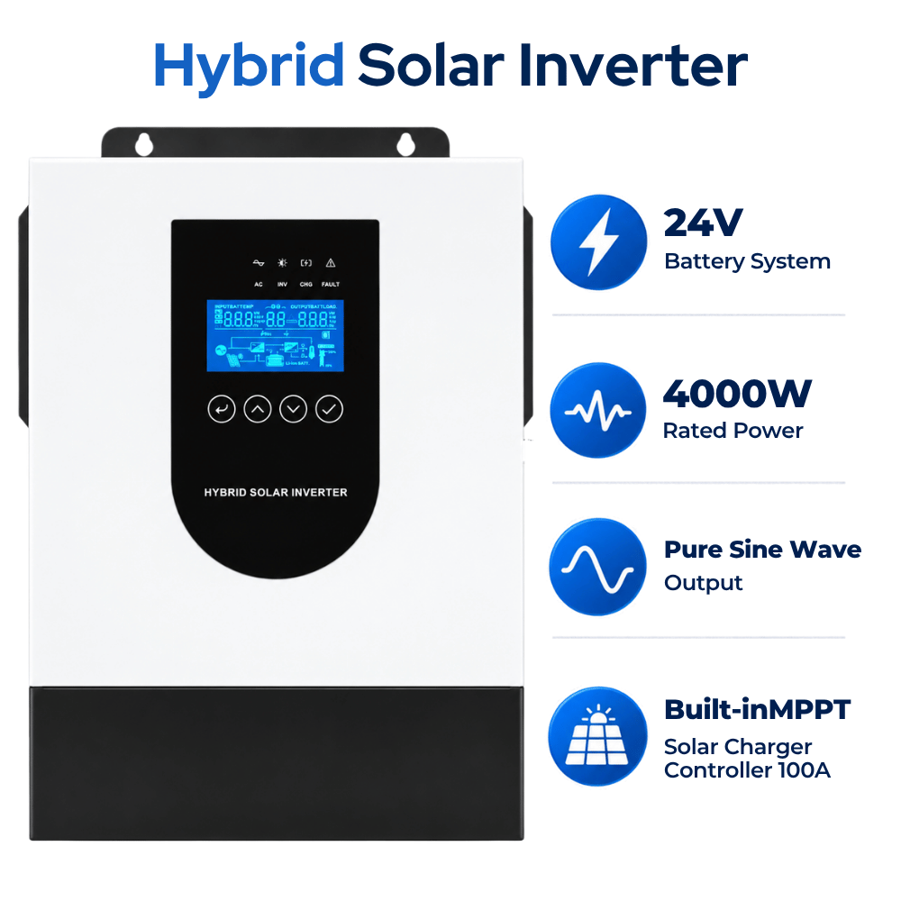 Solar Inverter Hybrid 24V 4000W