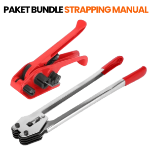 Paket Alat Strapping Band Manual Tensioner Tang Klem Packing Heavy Duty