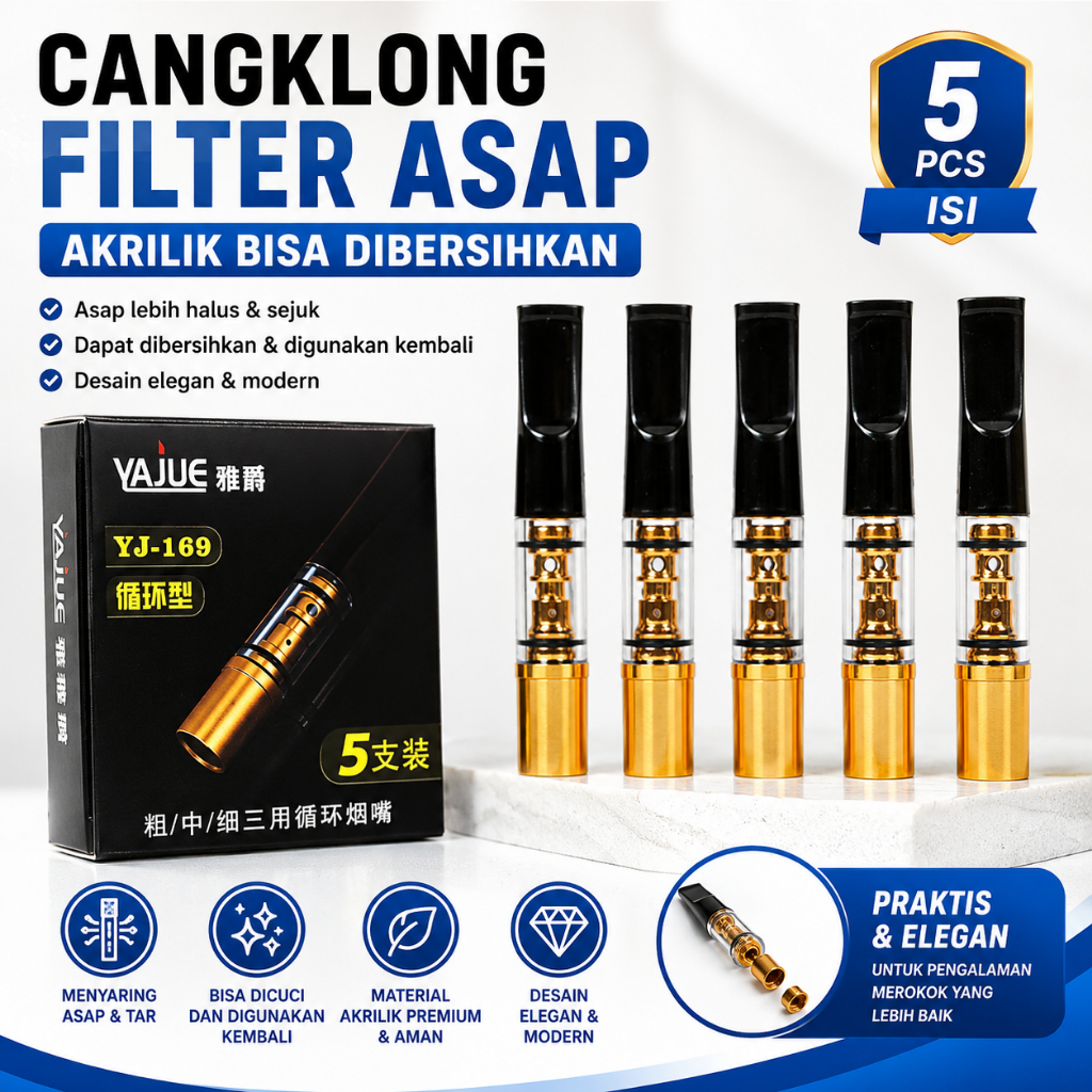 Pipa Filter Saringan Asap Tar 170 High Quality Grade