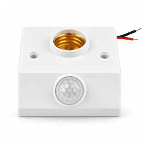 Fitting Lampu Otomatis Sensor Gerak Infrared PIR 120 Derajat