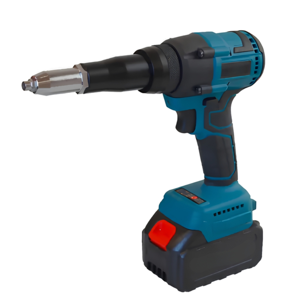 Mesin Tang Rivet Baterai 21 Volt Brushless Set Complete Paku Keling Portable - Gambar 4