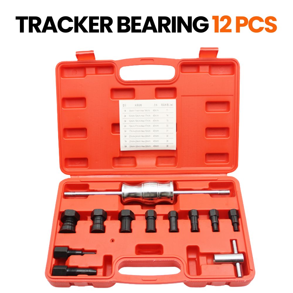 Treker Bearing Dalam Set 12 Pcs Slide Hammer Inner Bearing Puller 8-32mm