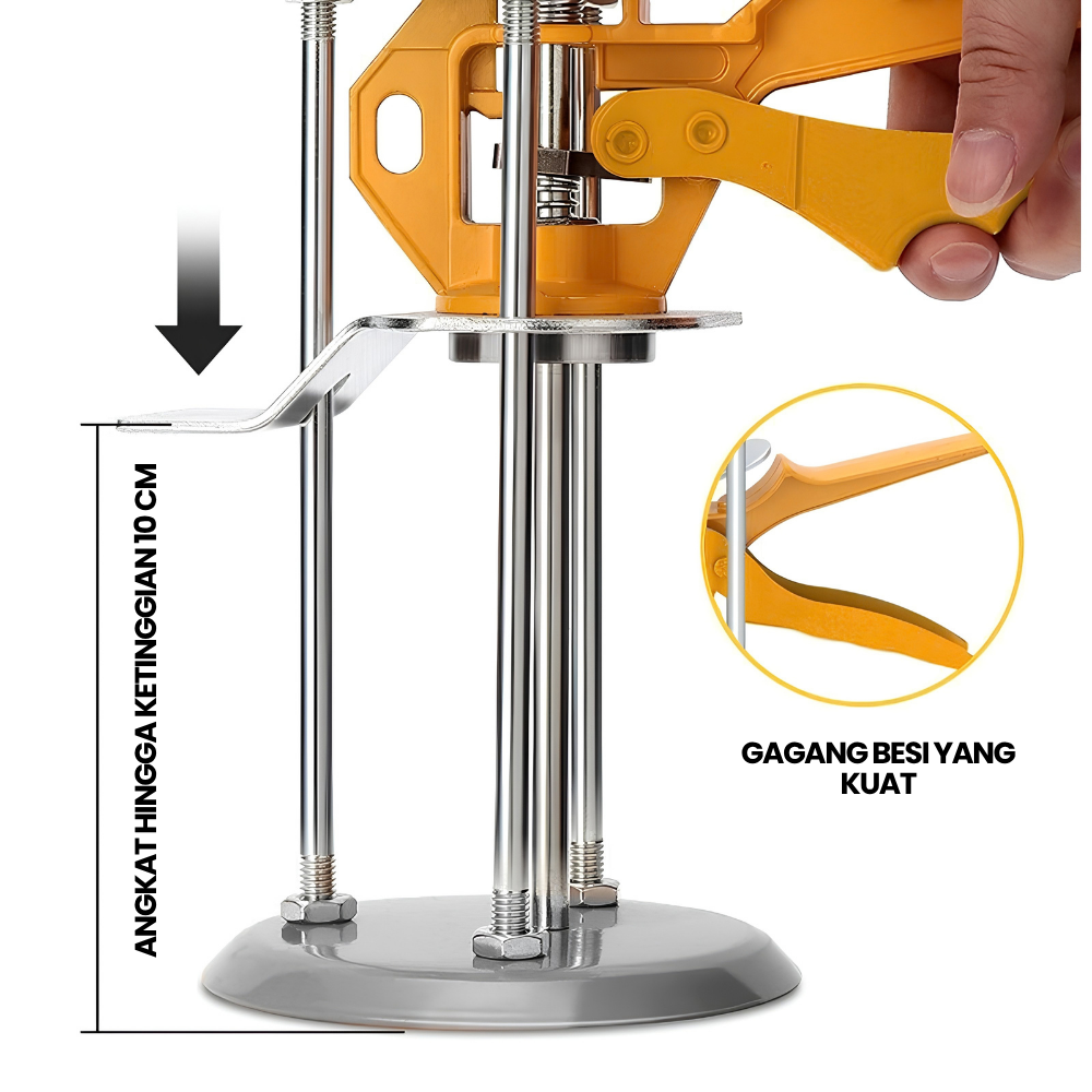 Dongkrak Pengatur Ketinggian Keramik Dinding Tile Locator Baja Max 100kg - Gambar 4