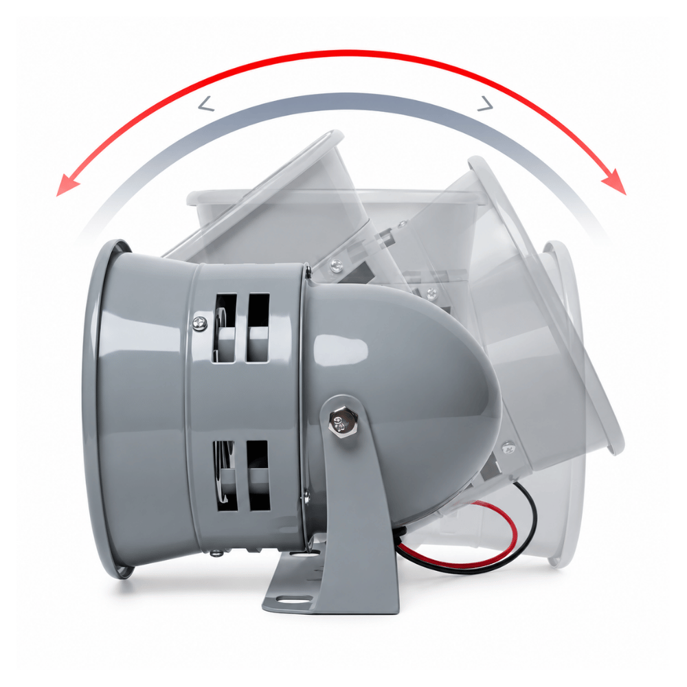 Sirine MS-290 DC 12V / AC 220V, Alarm Darurat Motor 120 dB - Gambar 2