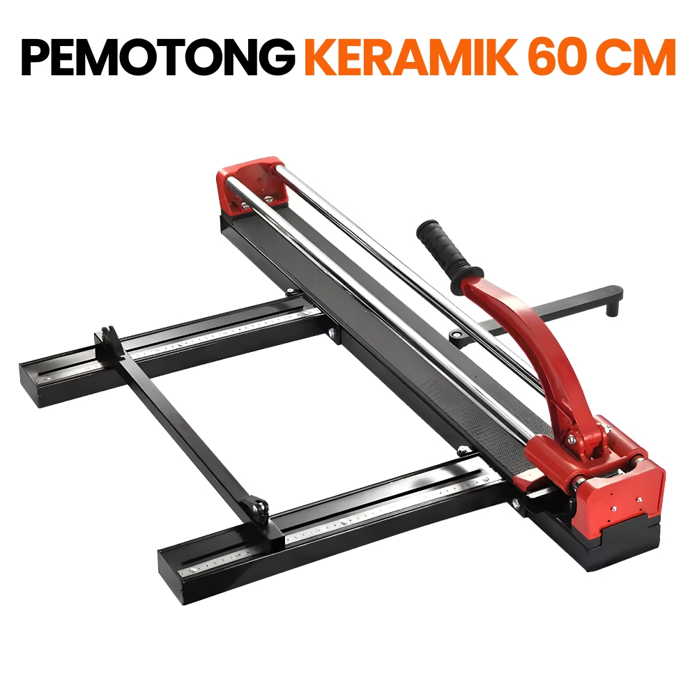 Tile Cutter Manual 60 cm Laser Guide Alat Potong Granit Kaca Stainless
