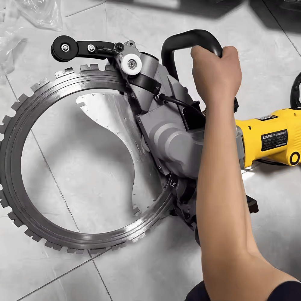 Mesin Potong Beton Tembok AC8400 5000W Blade 400mm Cut Depth 29cm Brushless - Gambar 4