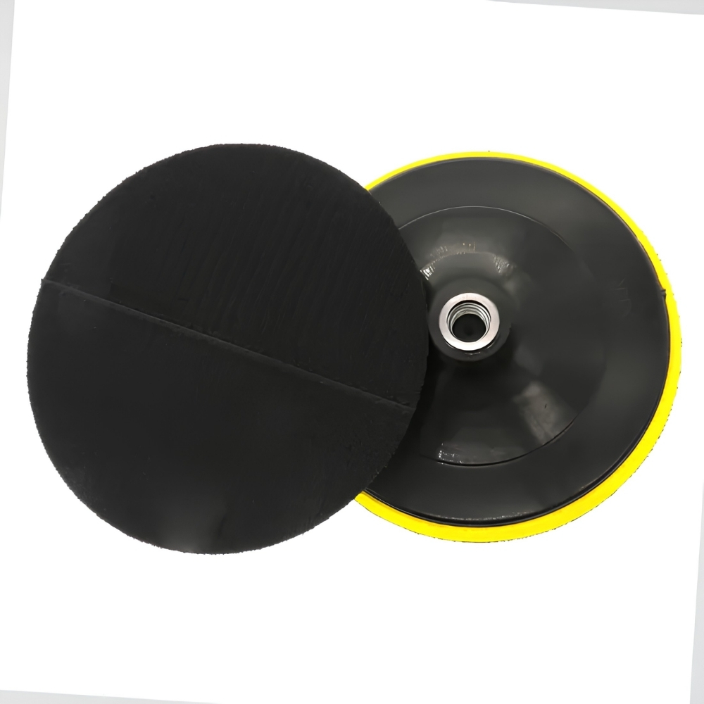 Backing Plate Tatakan Poles Rubber Pad 7 Inch 180mm Plus Adaptor Baut M14 - Gambar 4