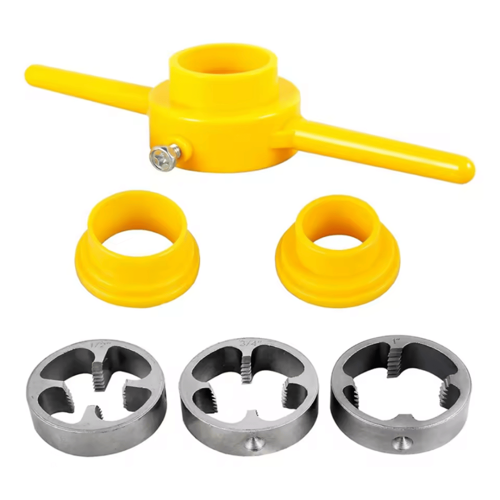 Senai Pipa PVC Tebal PPR Thread Maker Alat Pembuat Drat Ulir Pipa 1/2 3/4 1 Inch - Gambar 5