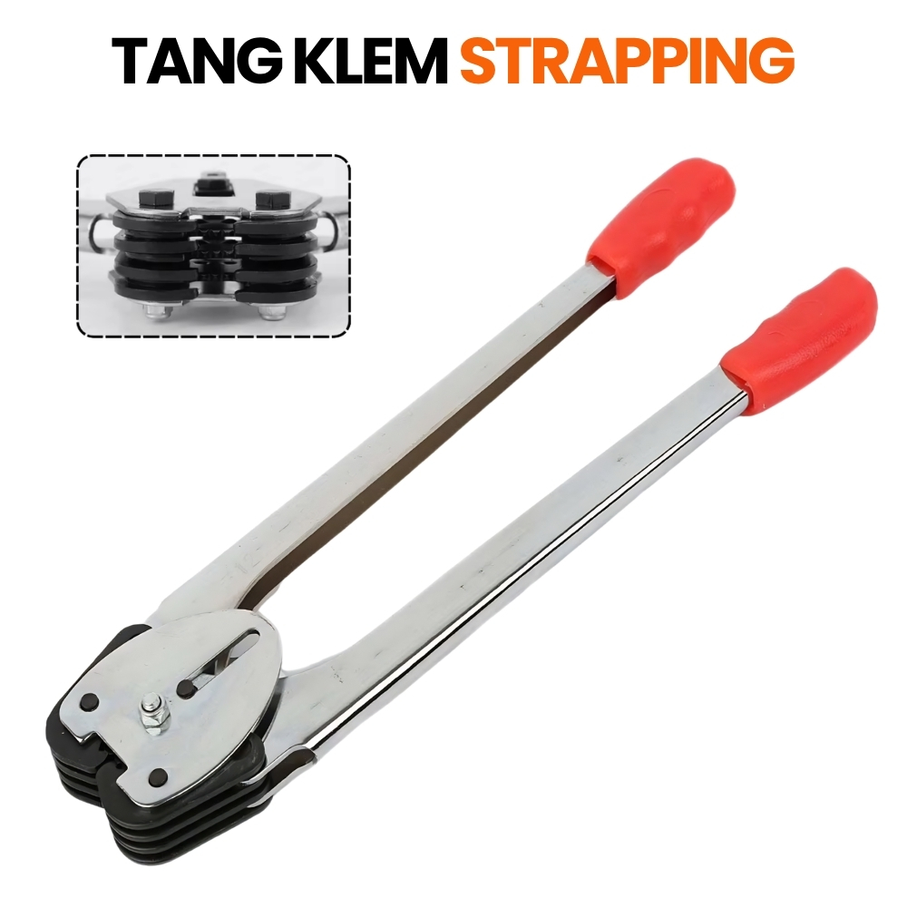 Tang Klem Strapping Band Manual Alat Penjepit Klem Seng Tali Straping 12mm 15mm
