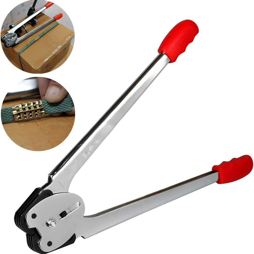 Tang Klem Strapping Band Manual Alat Penjepit Klem Seng Tali Straping 12mm 15mm - Gambar 4