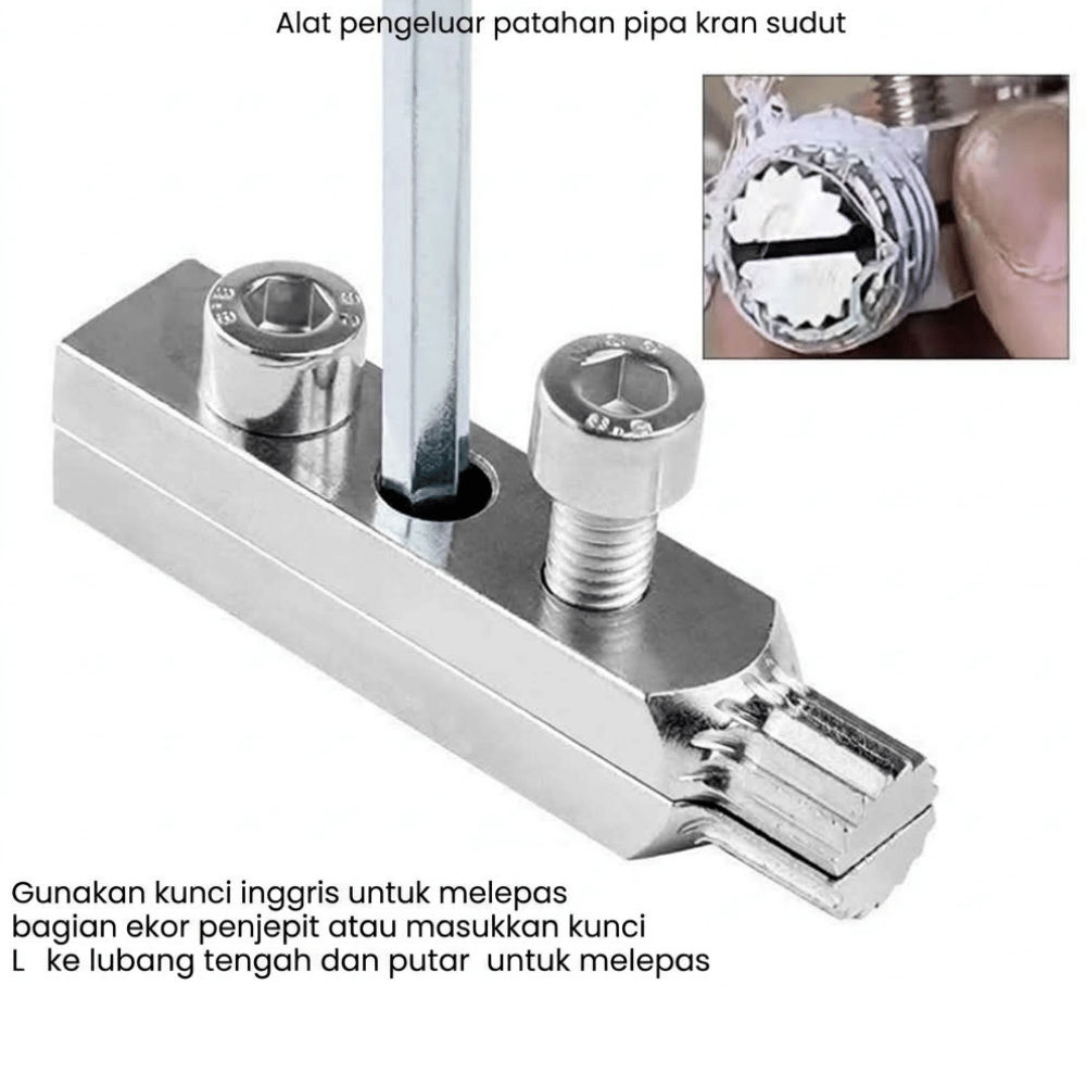 Pipe Extractor 4 dan 6 Titik Alat Pembuka Tap Keran Patah Berkarat Dalam Pipa - Gambar 4