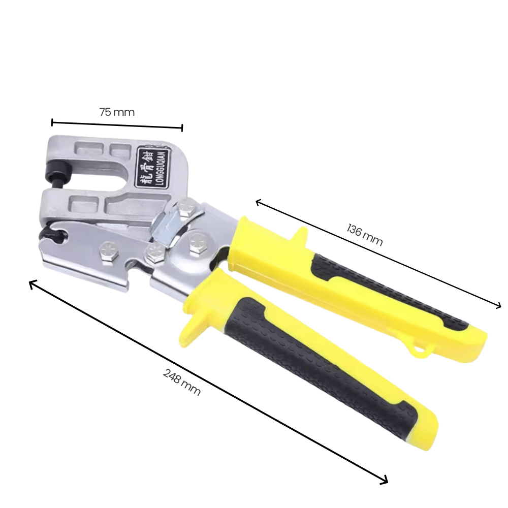 Tang Crimper Keel Plier Voda 10 Inci Alat Sambung Rangka Baja Ringan Hollow - Gambar 3