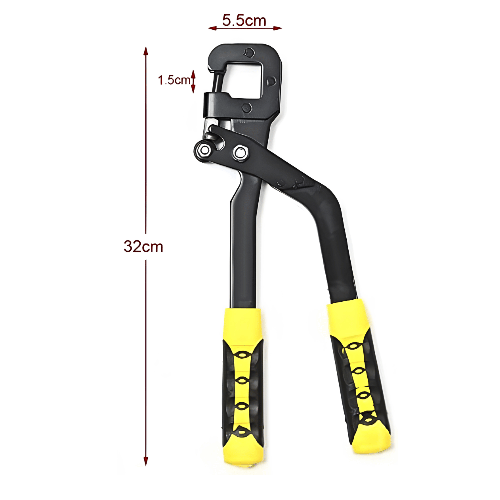 Tang Keel Baja Ringan 12 Inch Crimping Plier Alat Sambung Hollow Gypsum Tanpa Baut - Gambar 3