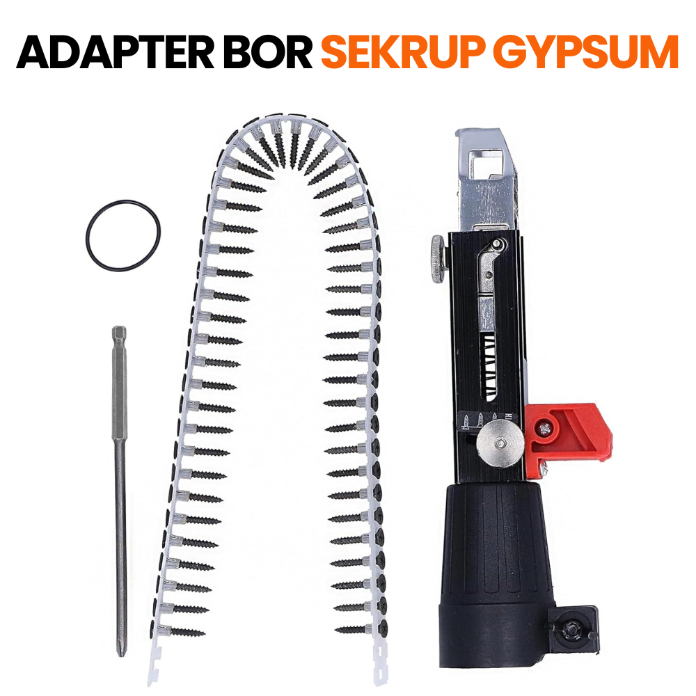 Adapter Bor Pasang Sekrup Otomatis Chain Screw Gun Gypsum Sekrup Kayu