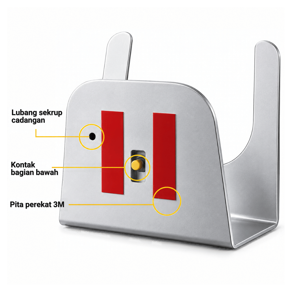 Stand Holder Tablet Anti Maling dengan Alarm dan Remote Kontrol - Gambar 3