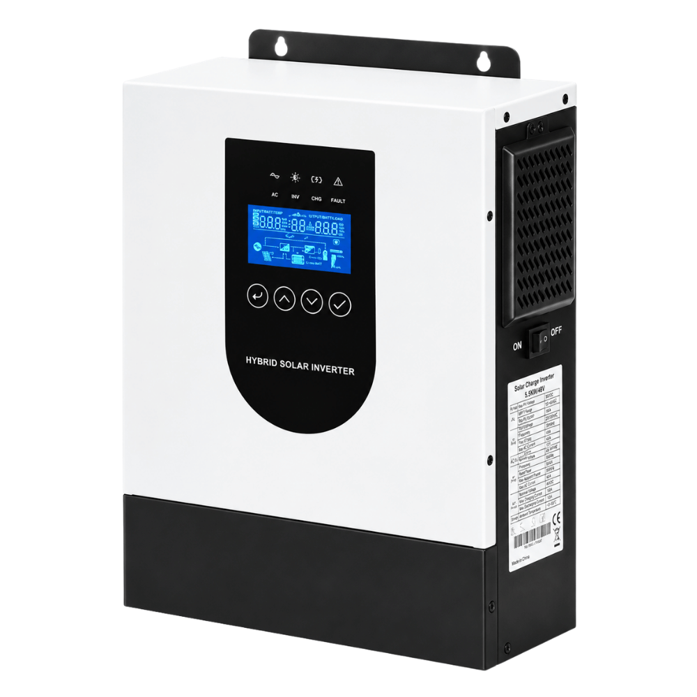 Paket PLTS Off Grid Inverter Hybrid 12V 1500W 2500W Baterai LiFePO4 Terbaik - Gambar 2