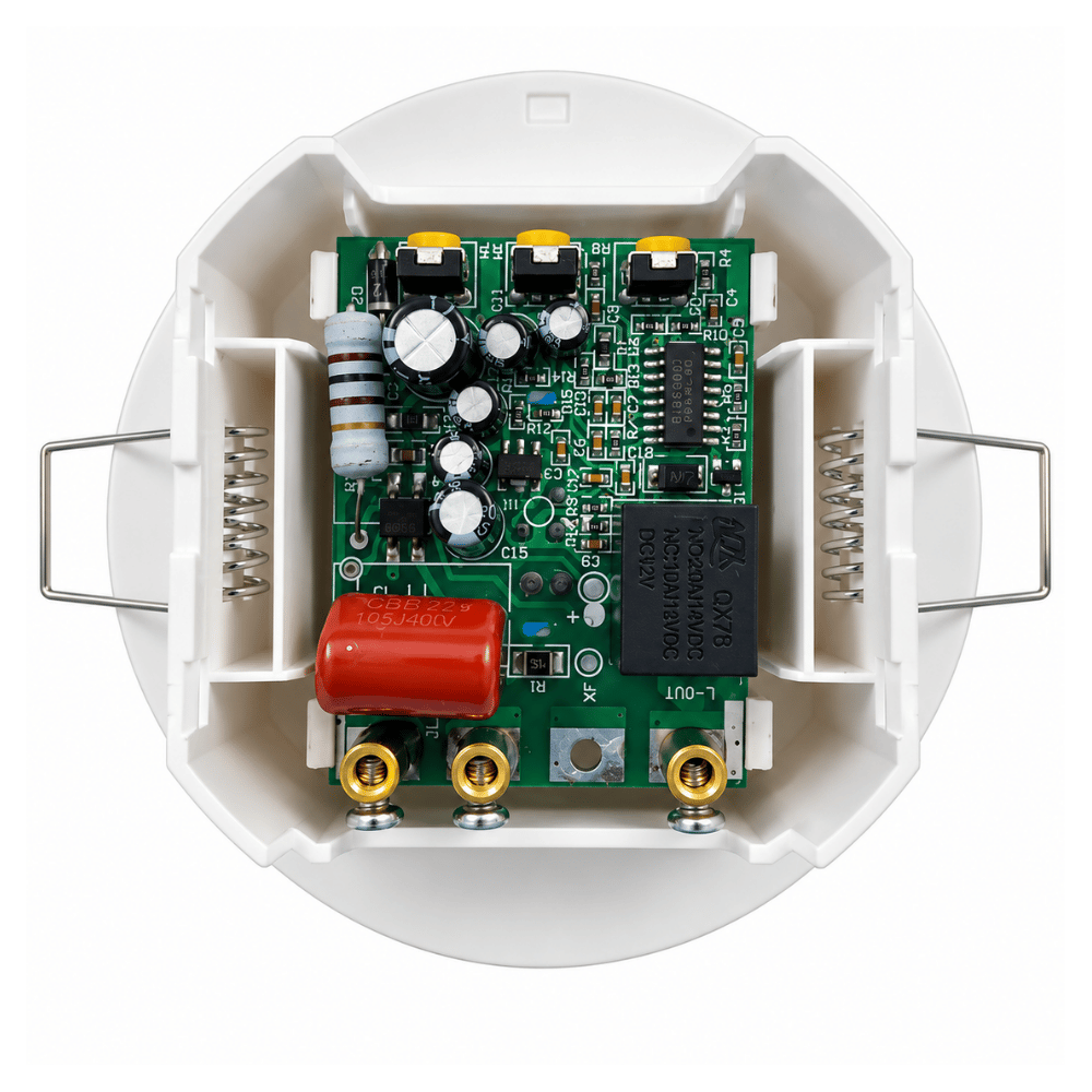 Saklar Lampu Sensor Gerak Radar Microwave Ceiling Plafon AC 220V Otomatis - Gambar 3