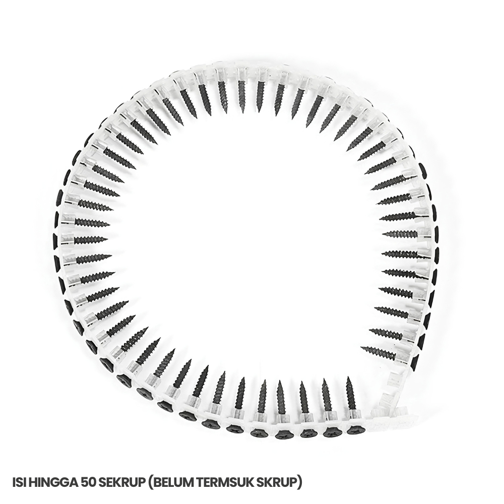 Rantai Kosong Adapter Sekrup Otomatis Sabuk Paku Chain Belt Screw Gun 10 Pcs - Gambar 5