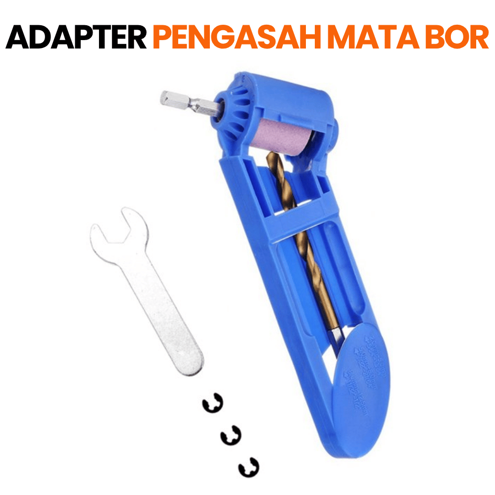Pengasah Mata Bor Listrik Adaptor Asah Drill Bit Corundum Grinder Tool Portable