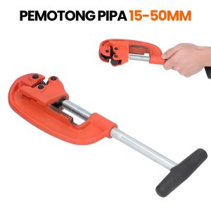 Pemotong Pipa Besi Manual 12 - 50mm Heavy Duty Pipe Cutter Galvanis PPR PE Baja 45