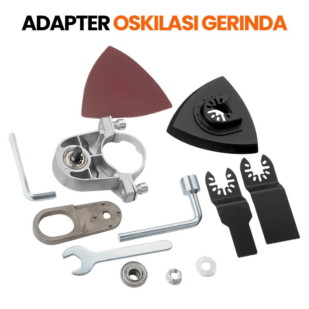 Adapter Gerinda Ke Oscillation Multitool Set Konverter Gerinda 4 Inch Potong Amplas