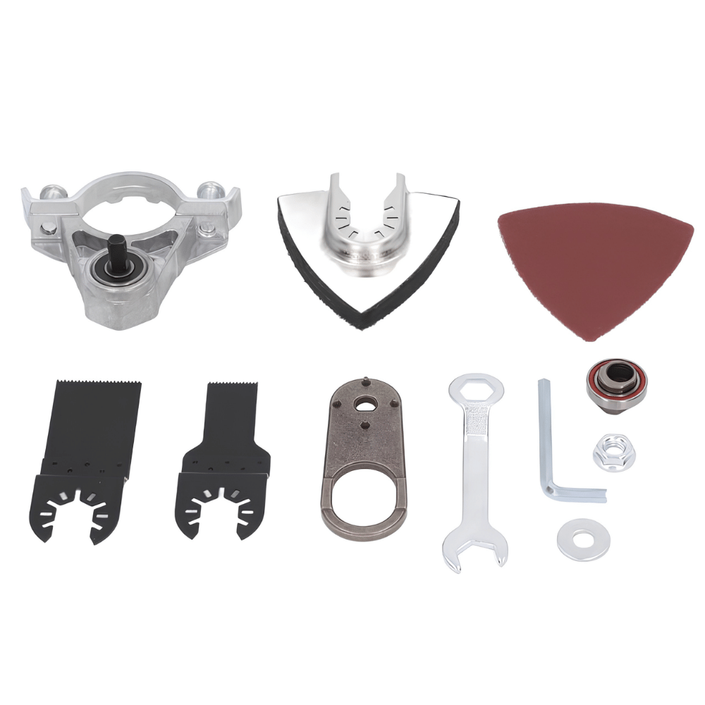 Adapter Gerinda Ke Oscillation Multitool Set Konverter Gerinda 4 Inch Potong Amplas - Gambar 2