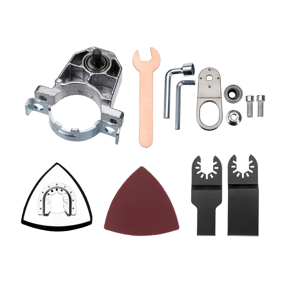 Adapter Gerinda Ke Oscillation Multitool Set Konverter Gerinda 4 Inch Potong Amplas - Gambar 5