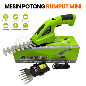 Mesin Potong Rumput Portable 7.2V Hedge Trimmer Baterai 2000mAh Pangkas Bonsai
