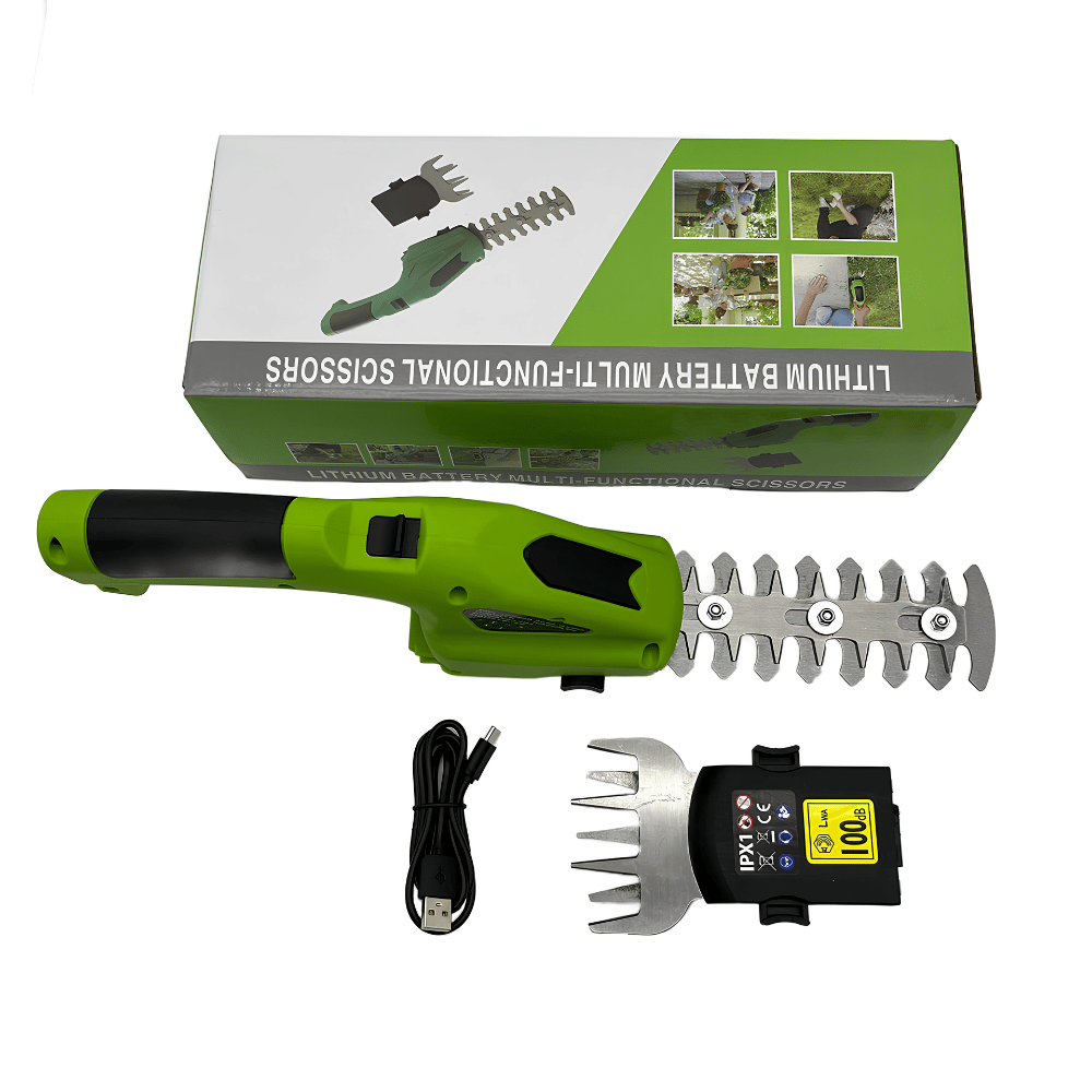 Mesin Potong Rumput Portable 7.2V Hedge Trimmer Baterai 2000mAh Pangkas Bonsai - Gambar 2