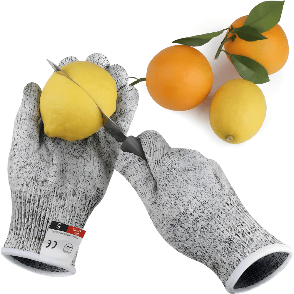 Sarung Tangan Anti Potong Cut Resistant Level 5 HPPE Kerja Proyek Dapur Size M L - Gambar 5