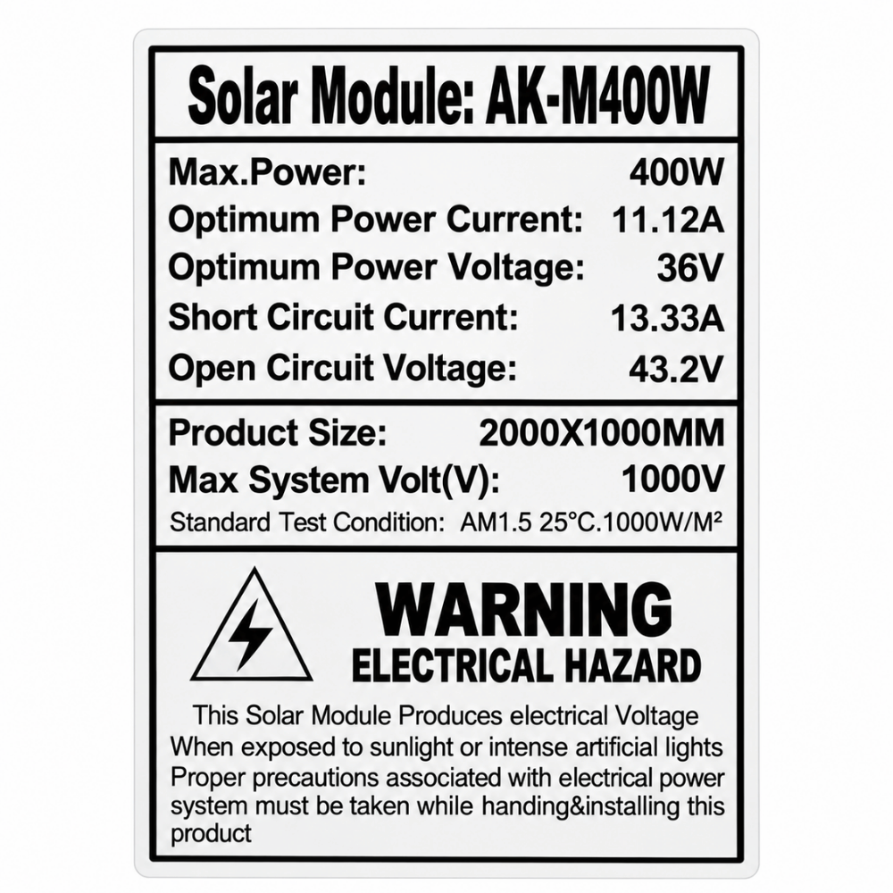 Solar Panel Flexible 400W 36V Monocrystalline Panel Surya Fleksibel Outdoor, Camping & Kendaraan - Gambar 4