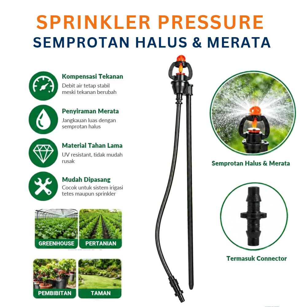 Paket Sprinkler Pressure Compensation