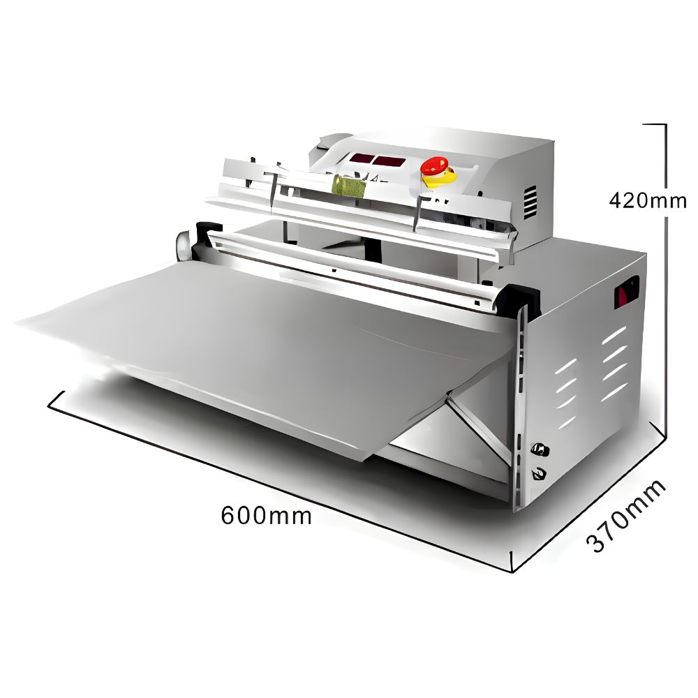 Mesin Pres Plastik Vacuum Sealer Otomatis Heavy Duty untuk Kemasan Industri & UMKM - Gambar 2
