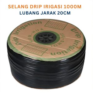 Selang Drip Irigasi 1/2 Inch 1000 Meter Tebal 200 Mikron Selang Tetes Pertanian