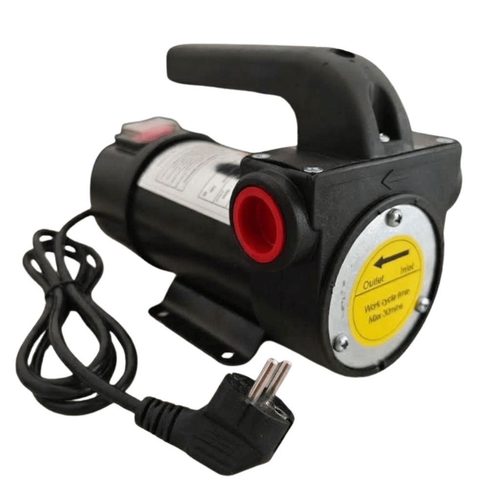 Pompa Minyak Solar AC 220V Pompa Sedot Solar Fuel Transfer Pump Colokan Listrik - Gambar 3