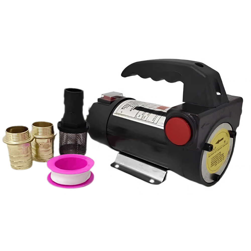 Pompa Minyak Solar AC 220V Pompa Sedot Solar Fuel Transfer Pump Colokan Listrik - Gambar 4