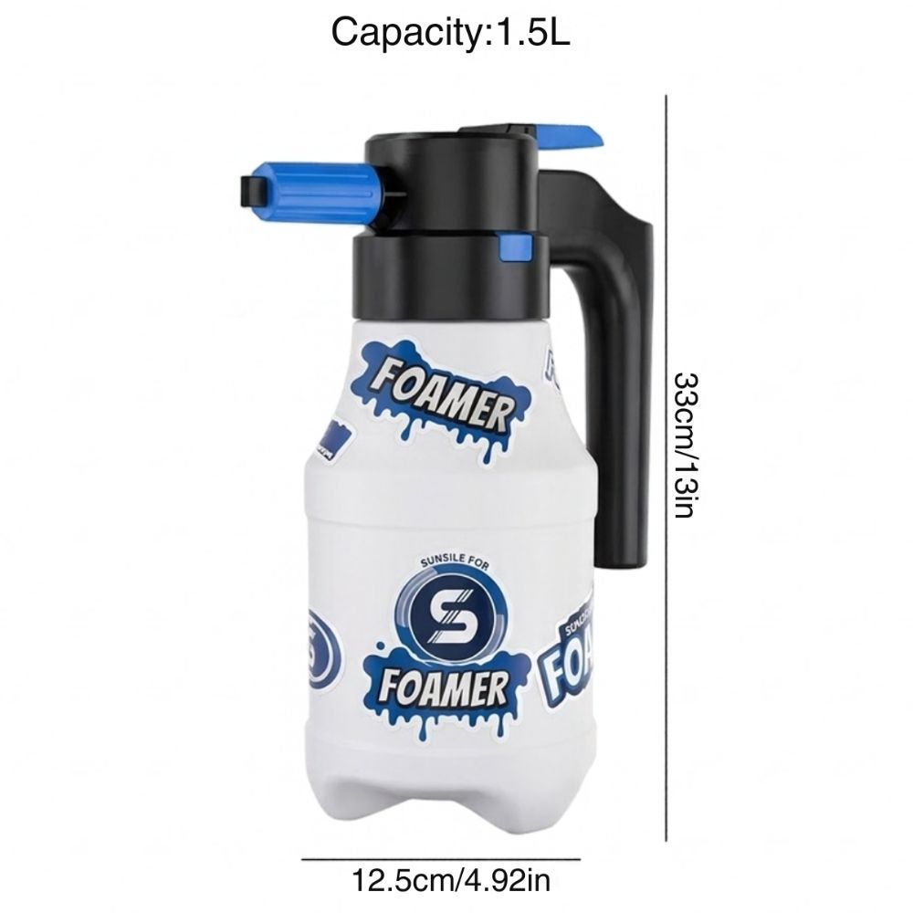 Foam Sprayer Portable Mesin Semprot Cuci Busa Salju Elektrik Baterai Charge - Gambar 2