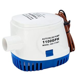 Pompa Bilge Otomatis DC 12V Pompa Kuras Genangan Air Laut di Kapal DC 24V