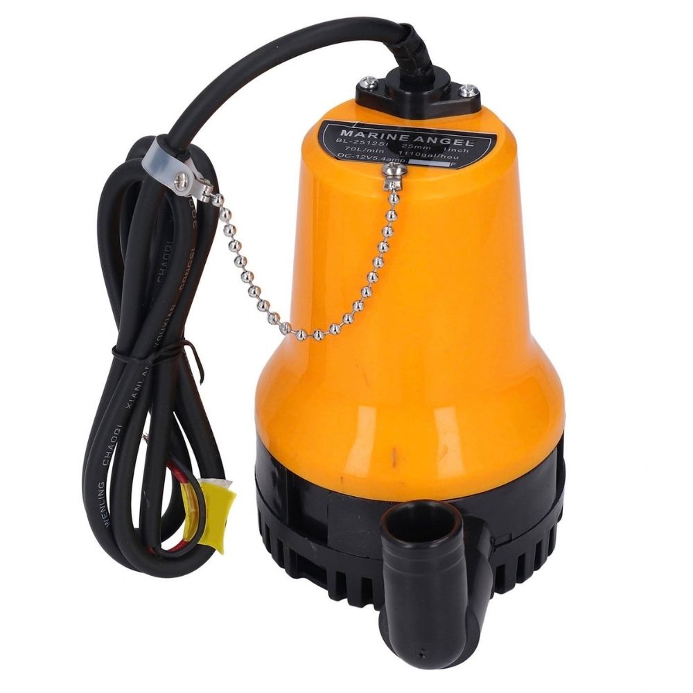 Pompa Kuras Air Laut Bilge Pump DC 12V Manual Pompa Sedot Genangan Air Kapal - Gambar 2