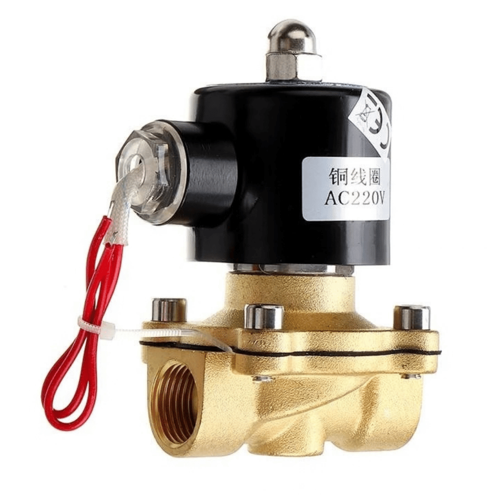 Selenoid Valve AC 220V Katup Solenoid Valve Stop Kran Listrik Pipa Air 1/2" 3/4" 1 Inch